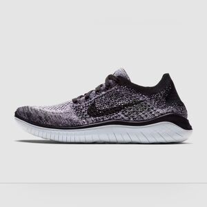 Nike Free RN Flyknit 8.5 Black White